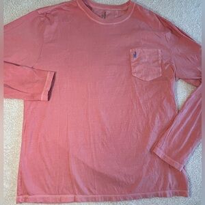 johnnie-O Pink Cotton Long Sleeve Tee